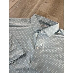 Collars and Co Featherweight Polo Geometric Pattern Size 2XL  Relaxed